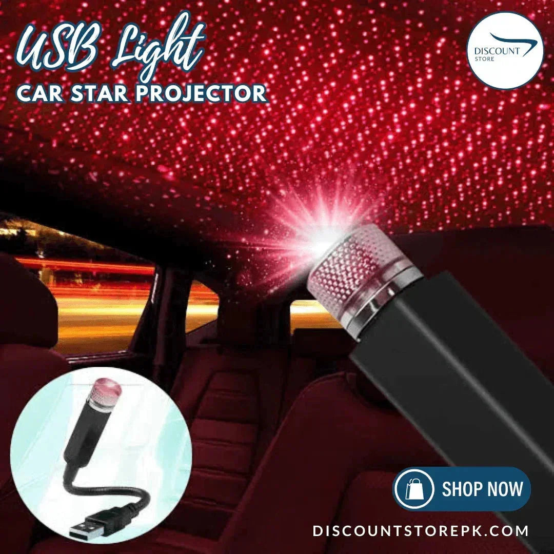 USB-Powered Car Star Projector – Transform Your Ride with Starry Ambiance elitora 