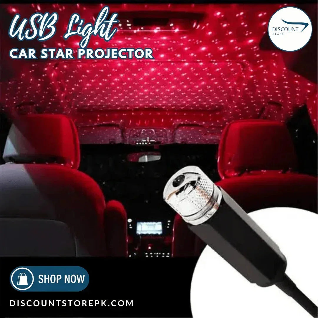 USB-Powered Car Star Projector – Transform Your Ride with Starry Ambiance elitora 