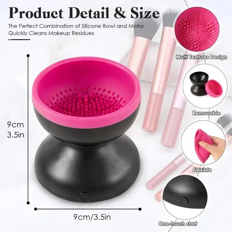 Electric Makeup Brush Cleaner – USB Powered