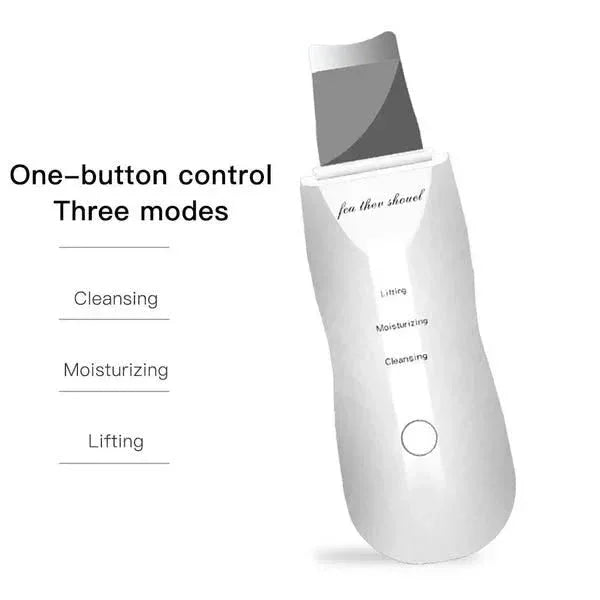 Ultrasonic Skin Scrubber – Rechargeable & Deep Cleaning